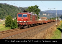 Mario Dittrich 202502 - Eisenbahn Kalender 2025 - Eisenbahn in der Sächsichen Schweiz - DIN A4 hoch